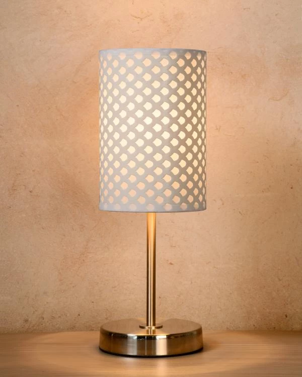 Lucide MODA - Tischlampe - Ø 13 cm - 1xE27 - Weiß - Ambiente 1